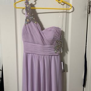 Brand New never worn lavender gown size 9 junior by Sequin Hearts from Macys